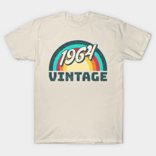 1964 vintage, 60th birthday, 1964, vintage, turning 60, awsome 60th, birthday gift, best year T-Shirt